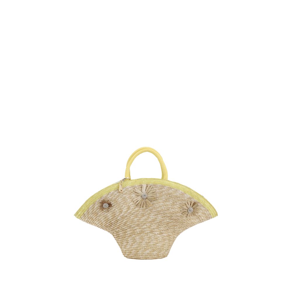 La Milanesa Calore Straw Handbag -   -  La Milanesa.