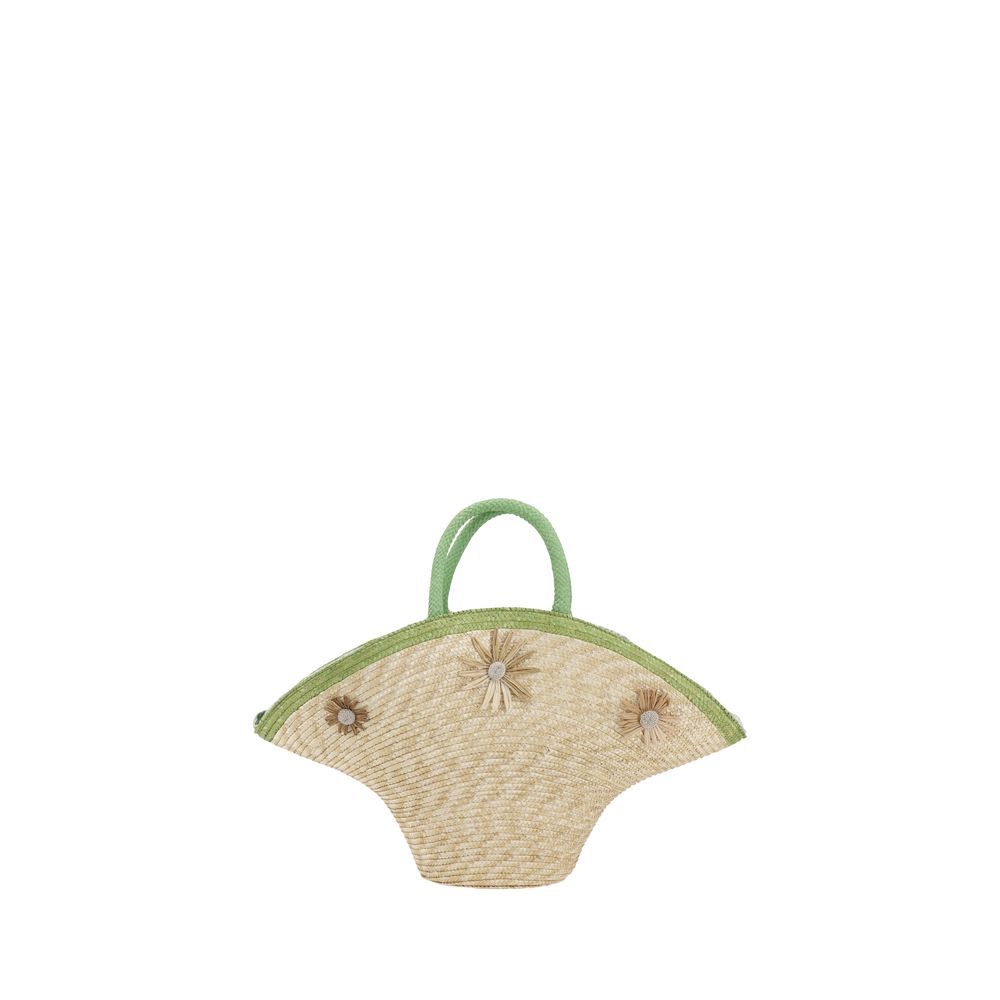 La Milanesa Calore Straw Handbag -   -  La Milanesa.