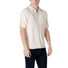 Calvin Klein Jeans Cream Cotton Sweater -   -  Calvin Klein Jeans.