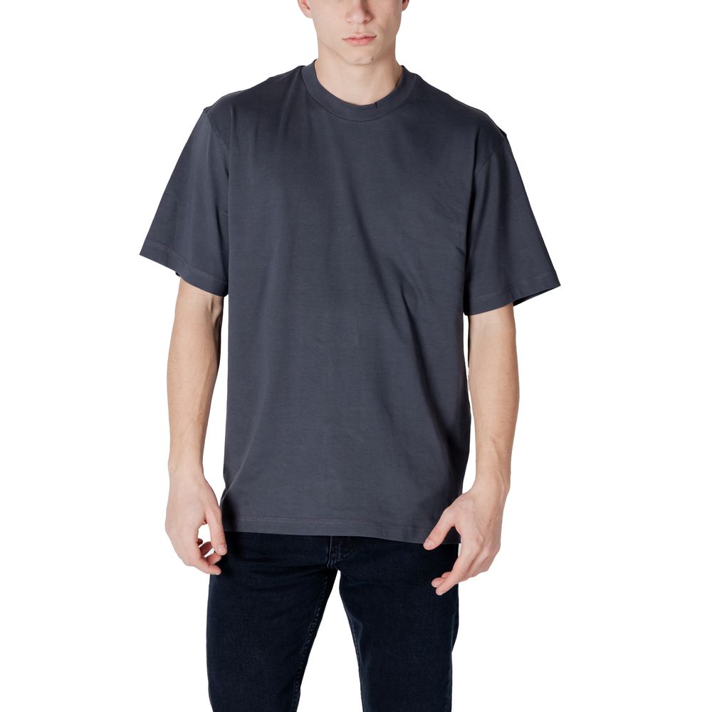 Calvin Klein Jeans Gray Cotton T-Shirt -   -  Calvin Klein Jeans.