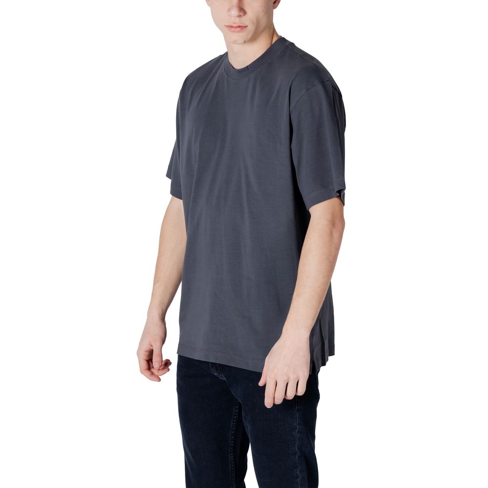 Calvin Klein Jeans Gray Cotton T-Shirt -   -  Calvin Klein Jeans.
