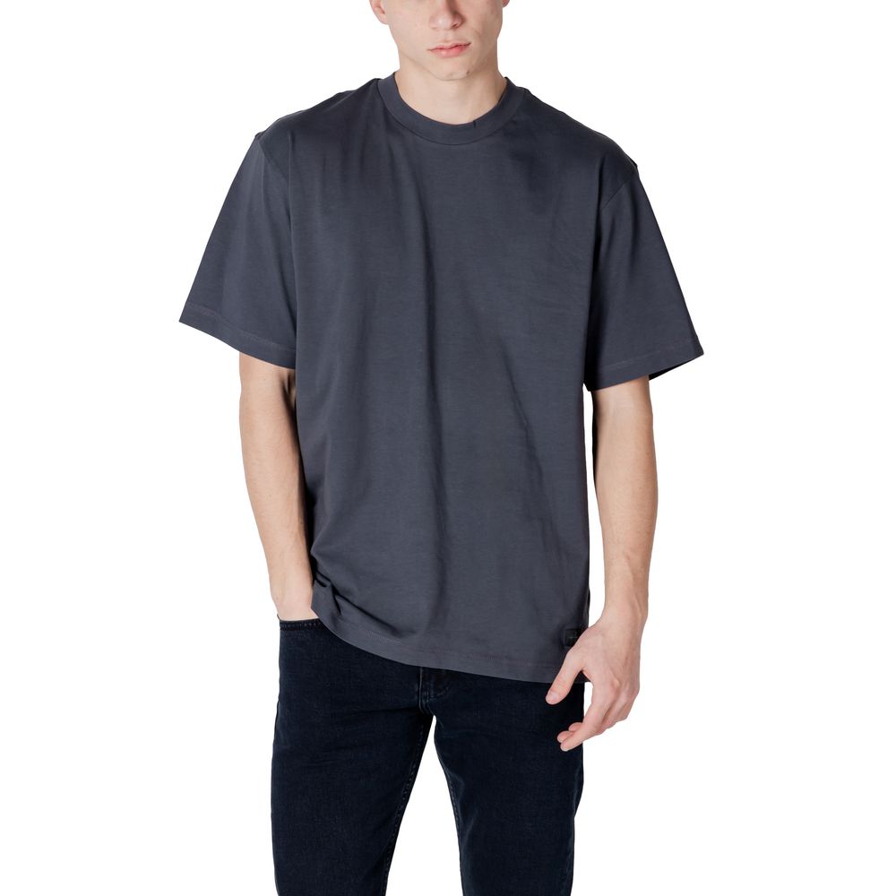 Calvin Klein Jeans Gray Cotton T-Shirt -   -  Calvin Klein Jeans.