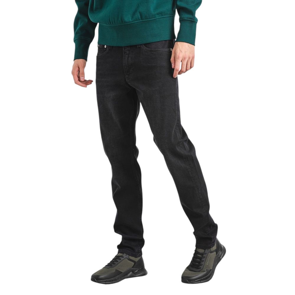 Calvin Klein Jeans Black Cotton Slim Fit Jean -   -  Calvin Klein Jeans.