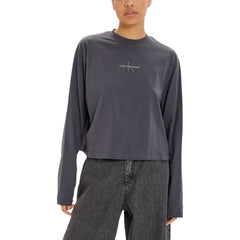 Calvin Klein Jeans Gray Cotton Long Sleeve -   -  Calvin Klein Jeans.