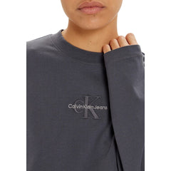 Calvin Klein Jeans Gray Cotton Long Sleeve -   -  Calvin Klein Jeans.