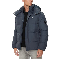 Calvin Klein Jeans Blue Polyamide Jackets & Coat -   -  Calvin Klein Jeans.