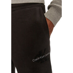Calvin Klein Jeans Black Organic Cotton Joggers Workout Pant -   -  Calvin Klein Jeans.