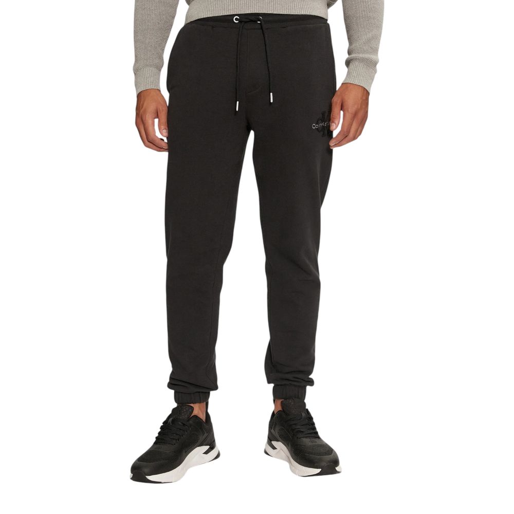 Calvin Klein Jeans Black Organic Cotton Joggers Workout Pant -   -  Calvin Klein Jeans.
