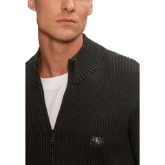 Calvin Klein Jeans Black Cotton Cardigan -   -  Calvin Klein Jeans.