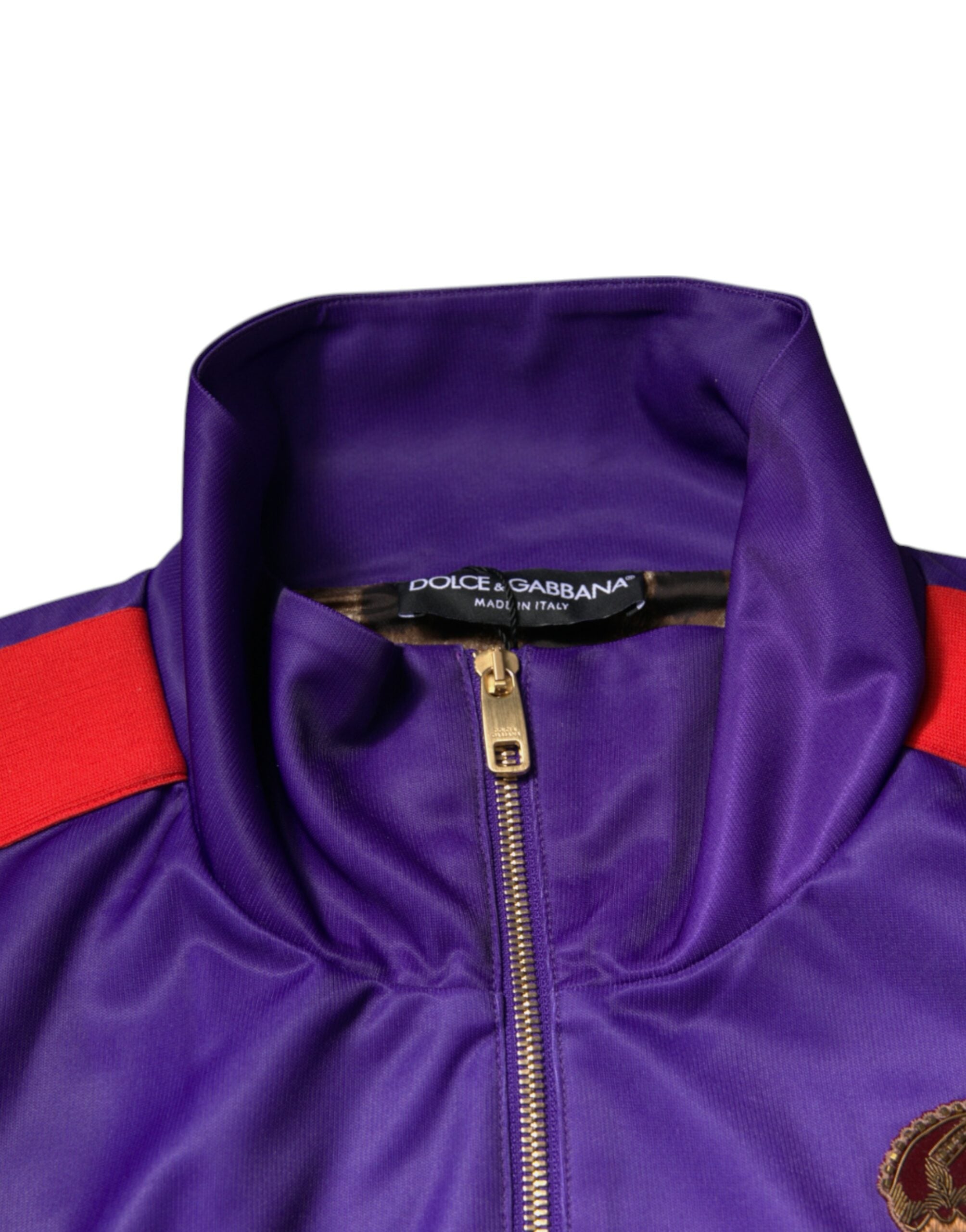 Dolce & Gabbana Purple Year Of The Pig Full Zip Bomber Sweater -   -  Dolce & Gabbana.