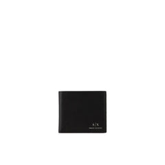 Armani Exchange Black Leather Wallet -   -  Armani Exchange.