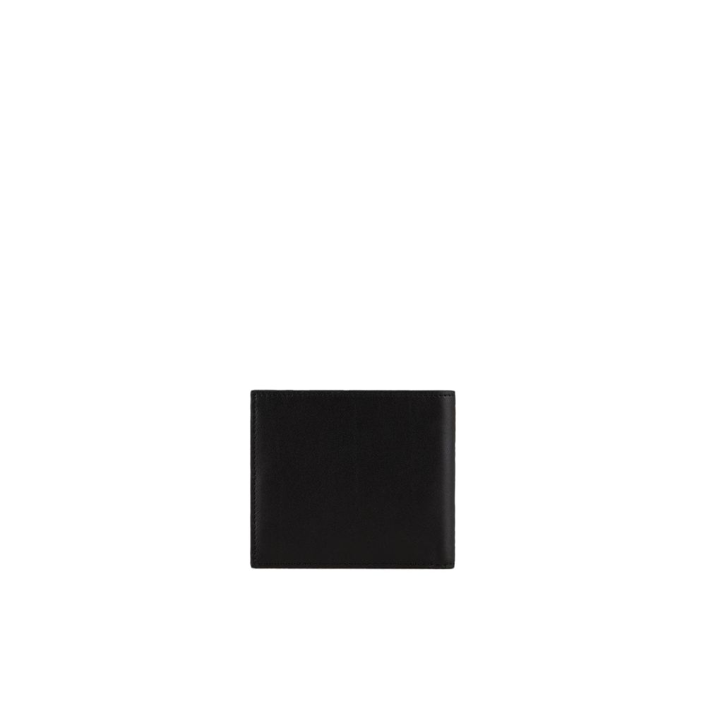 Armani Exchange Black Leather Wallet -   -  Armani Exchange.