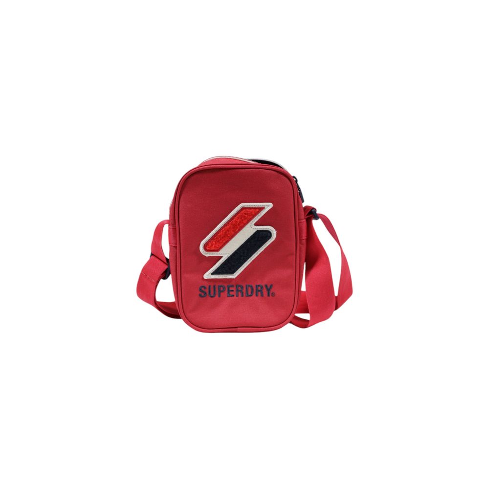 Superdry Red Polyester Messenger Bag -   -  Superdry.