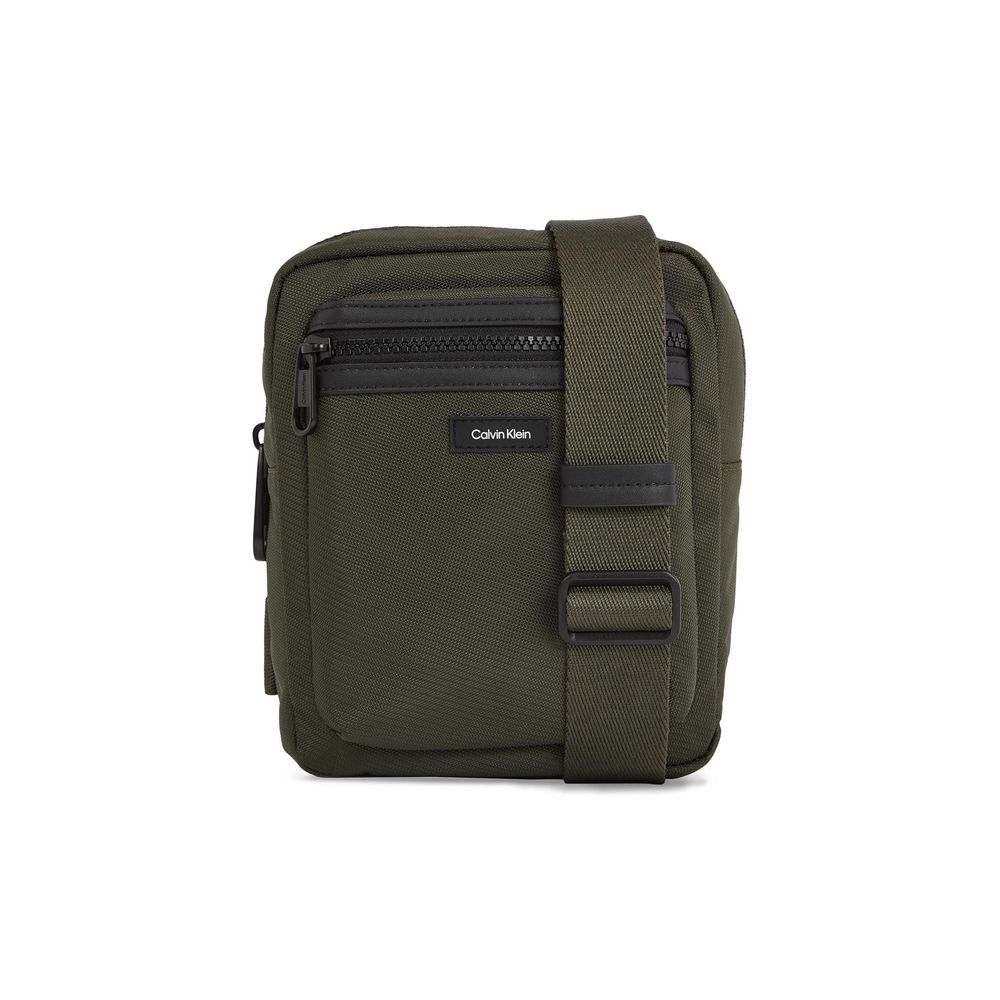 Calvin Klein Green Recycled Polyester Messenger Bag -   -  Calvin Klein.