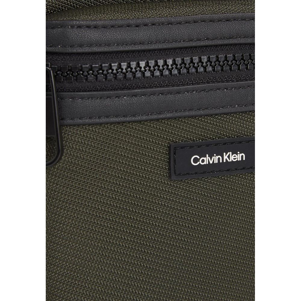 Calvin Klein Green Recycled Polyester Messenger Bag -   -  Calvin Klein.