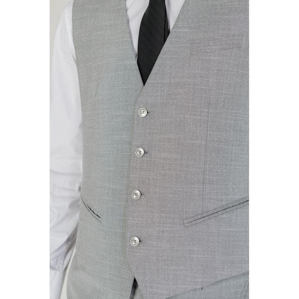 Antony Morato Gray Polyester Waistcoat -  Vests for Men Suits -  Antony Morato.