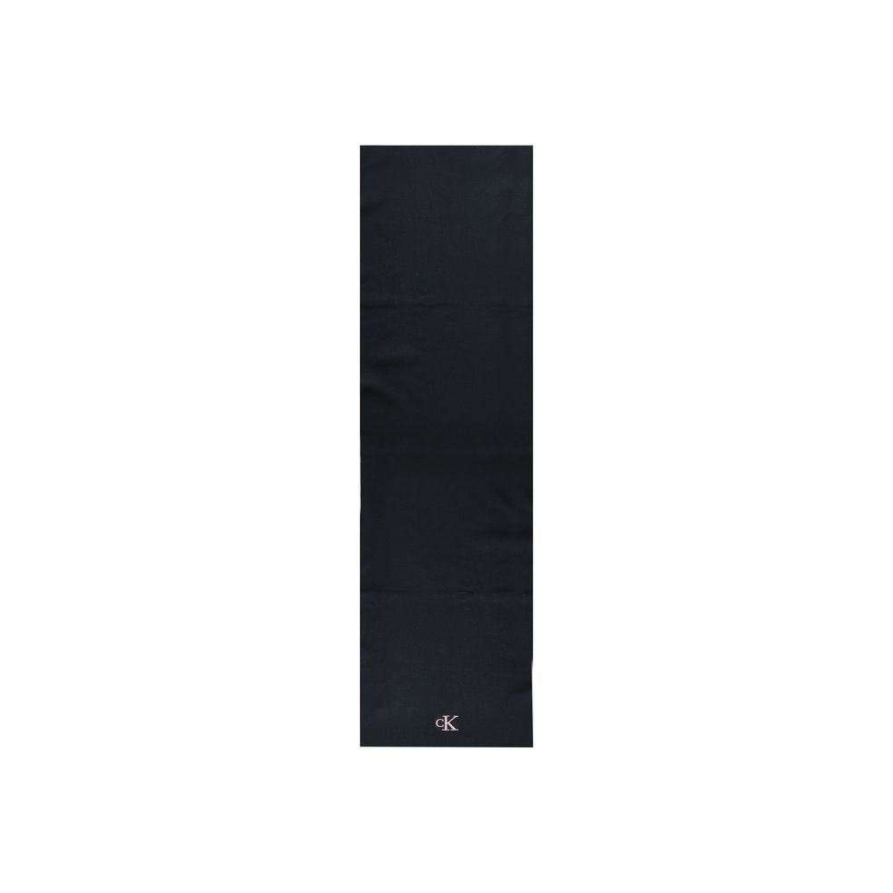 Calvin Klein Black Recycled Polyester Scarf -   -  Calvin Klein.