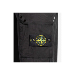 Stone Island Black Cotton Men's Track Pant -   -  Stone Island.