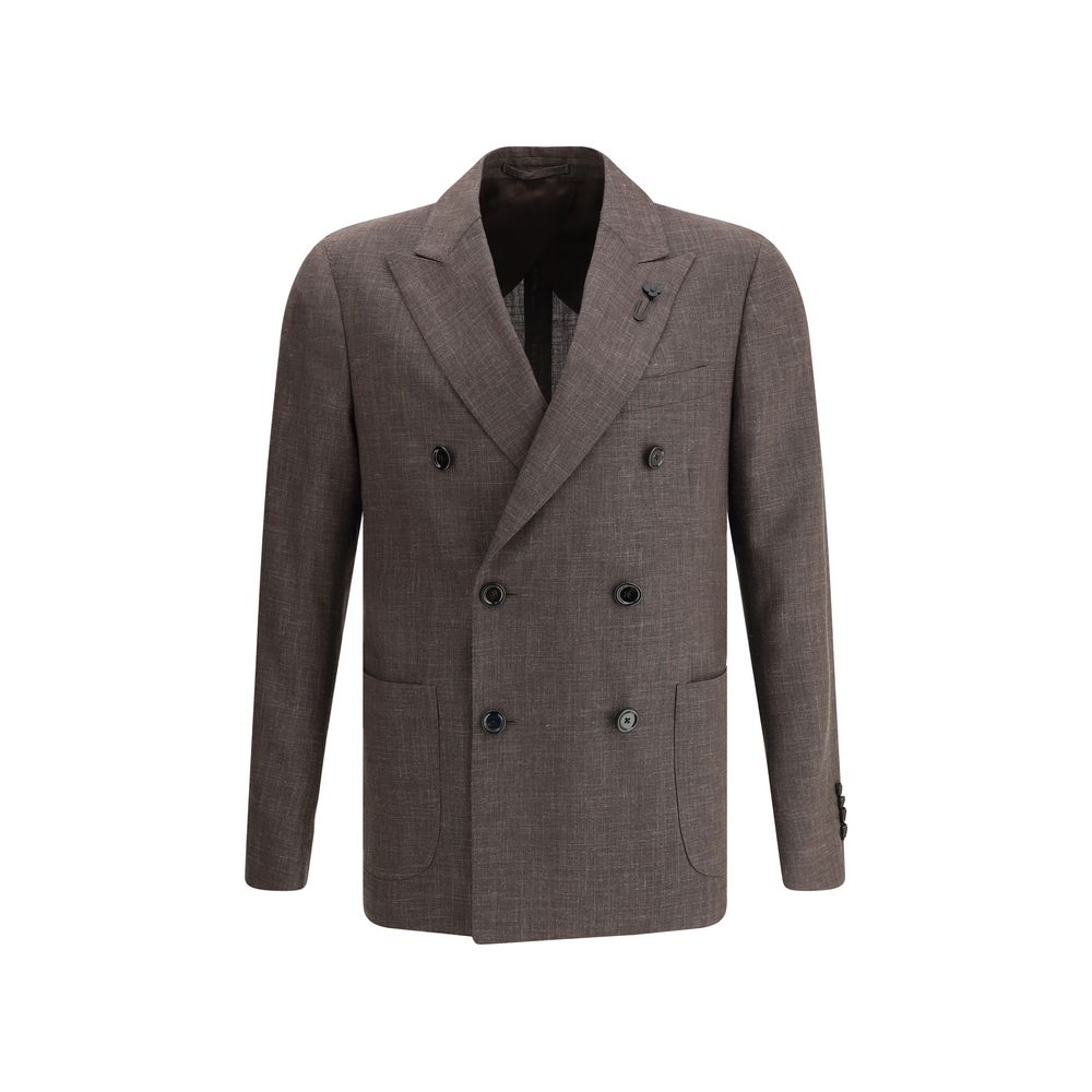 Lardini Blazer jacket with iconic pin -   -  Lardini.