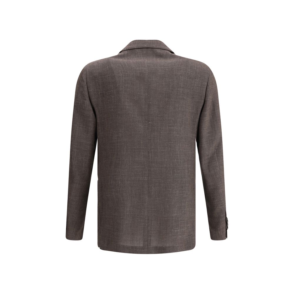 Lardini Blazer jacket with iconic pin -   -  Lardini.