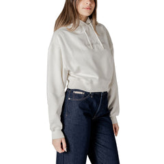 Calvin Klein Jeans Cream Cotton Hoody -   -  Calvin Klein Jeans.