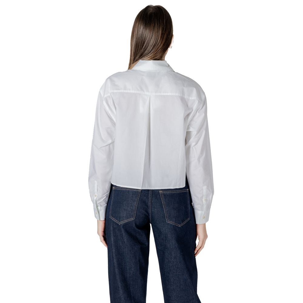 Calvin Klein Jeans White Cotton Shirt -   -  Calvin Klein Jeans.