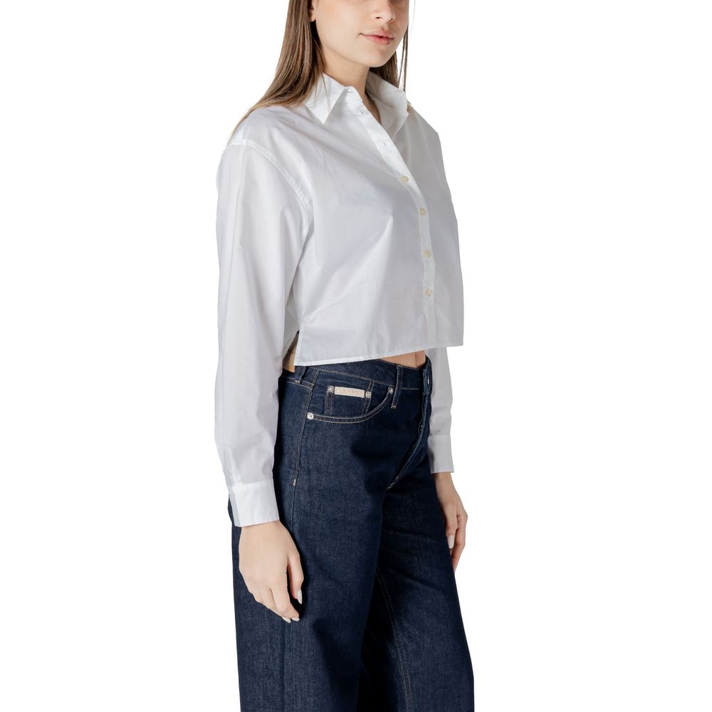Calvin Klein Jeans White Cotton Shirt -   -  Calvin Klein Jeans.