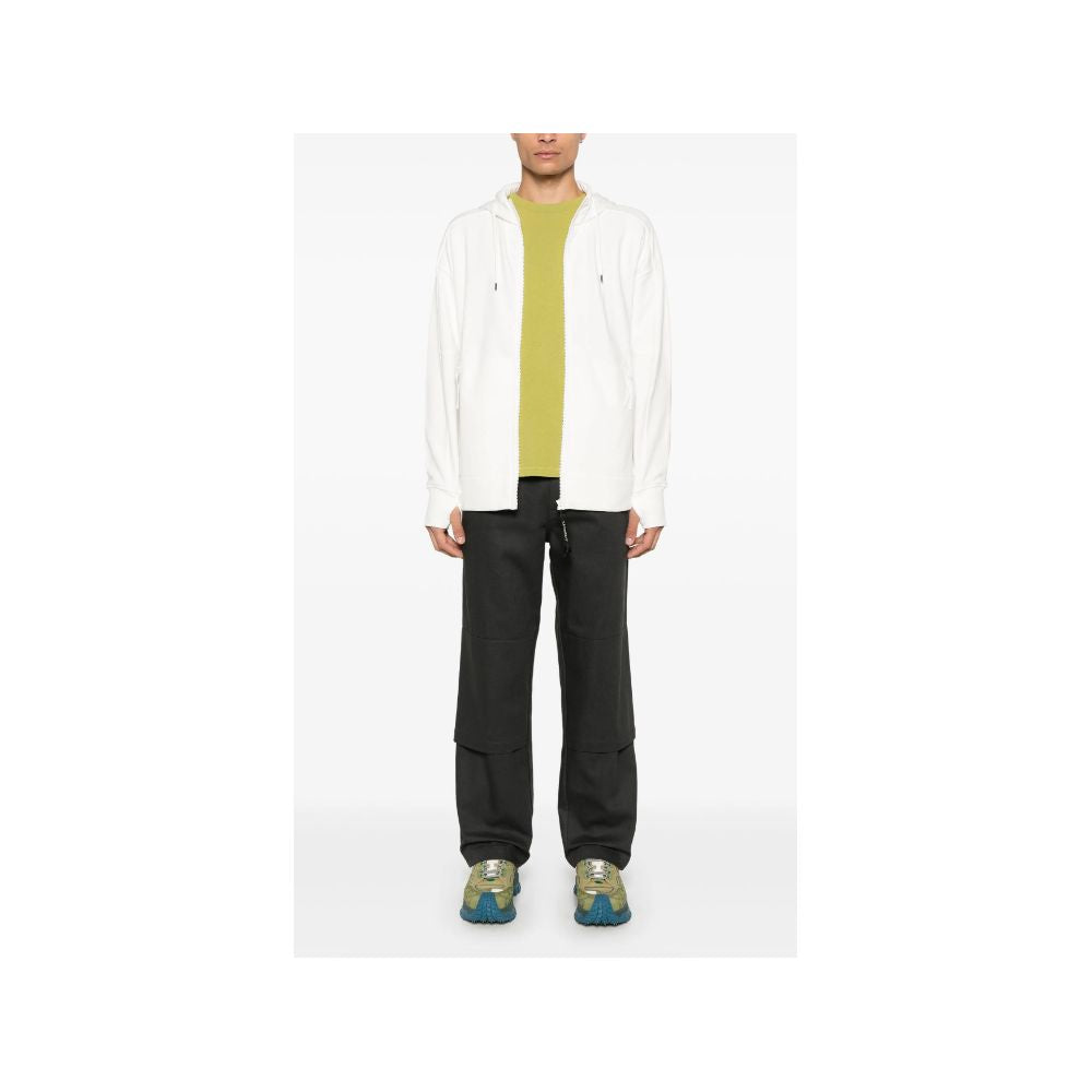 C.P. Company White Cotton Sweater -   -  C.P. Company.