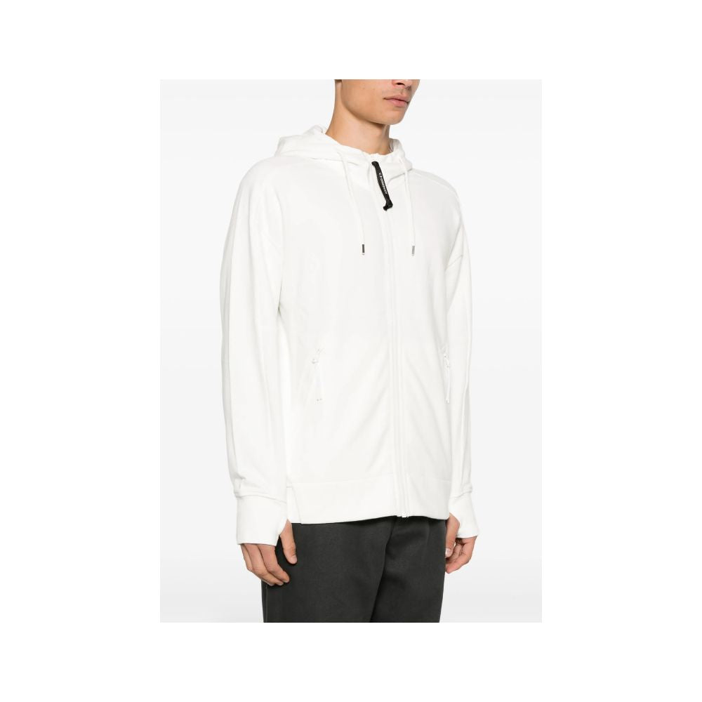C.P. Company White Cotton Sweater -   -  C.P. Company.