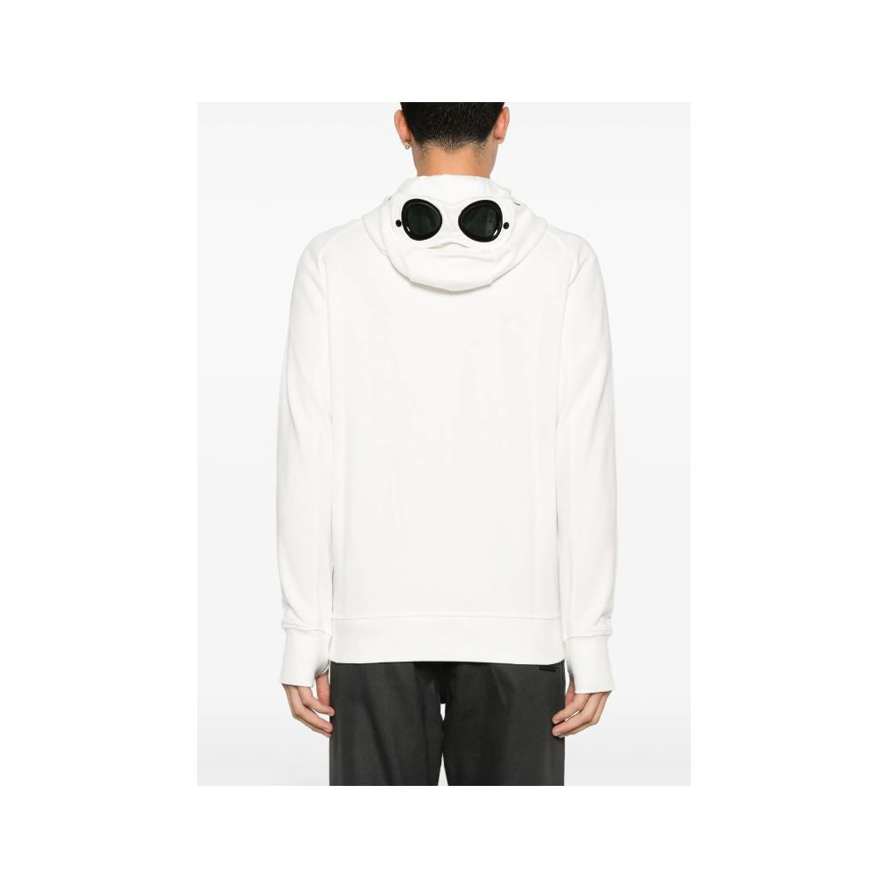 C.P. Company White Cotton Sweater -   -  C.P. Company.