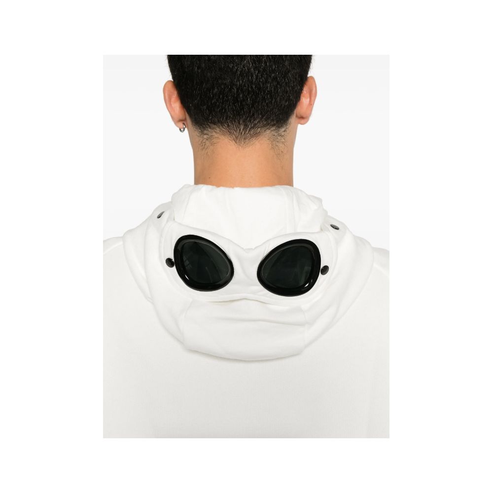 C.P. Company White Cotton Sweater -   -  C.P. Company.