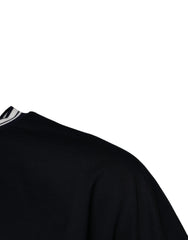 Dolce & Gabbana Dark Blue Logo Crown Cotton Crew Neck T-shirt -   -  Dolce & Gabbana.