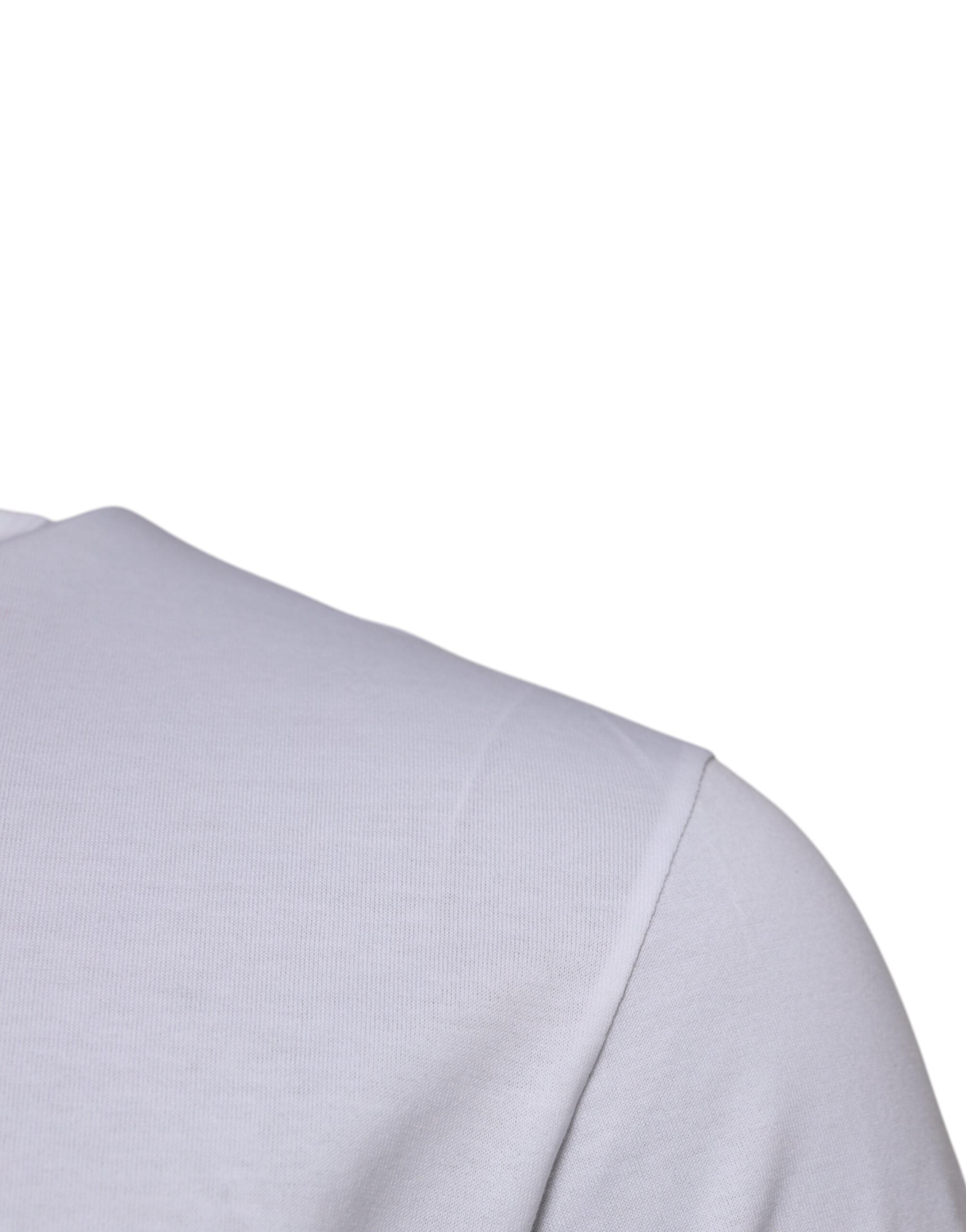 Dolce & Gabbana White Cotton Crew Neck Short Sleeves T-shirt -   -  Dolce & Gabbana.