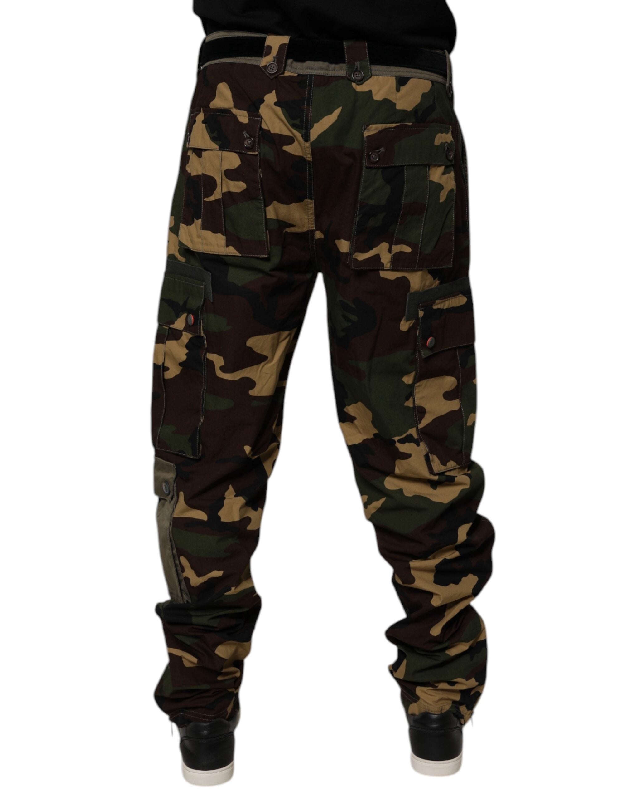 Dolce & Gabbana Multicolor Patchwork Camouflage Cargo Pants -   -  Dolce & Gabbana.