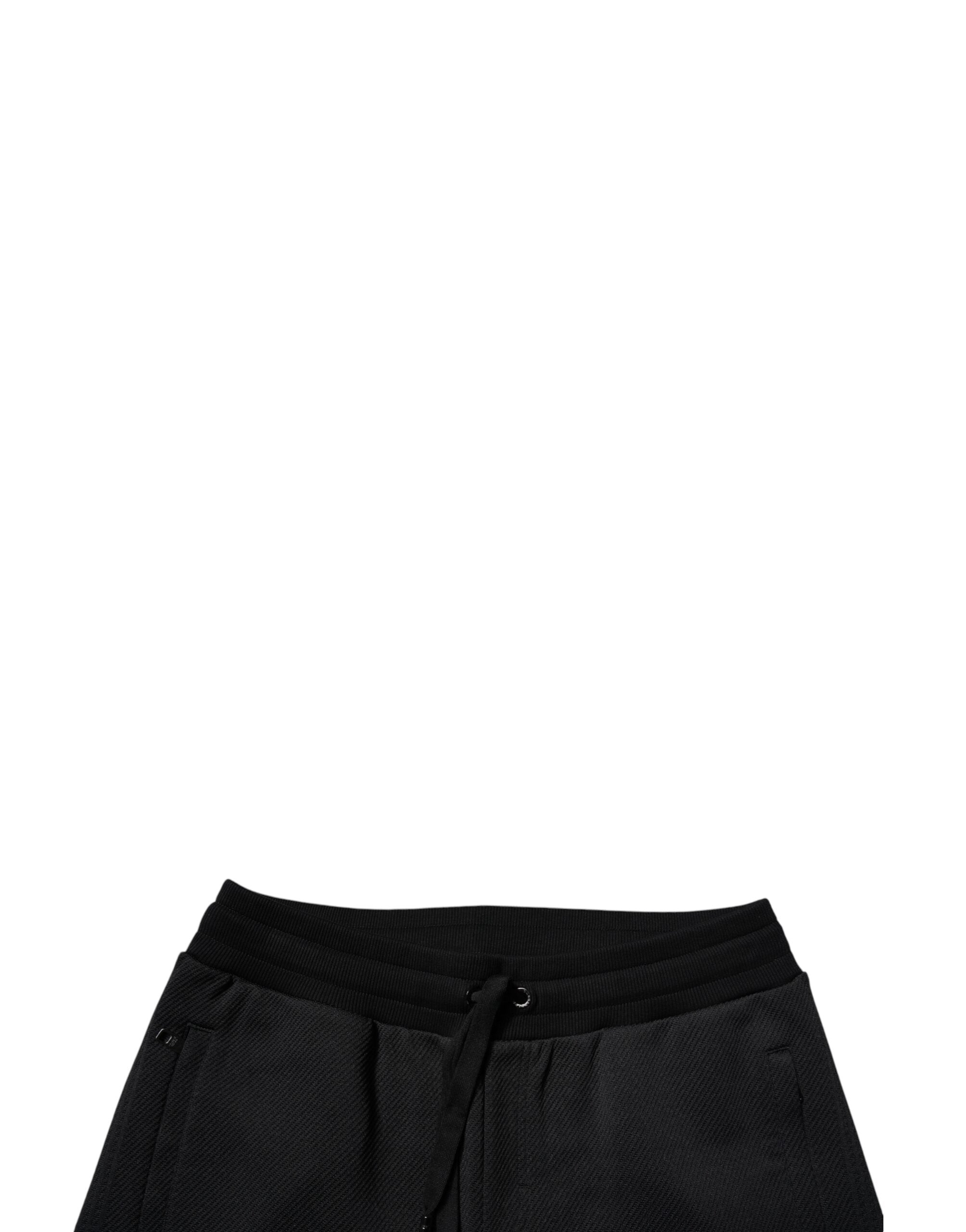 Dolce & Gabbana Black Polyester Men Jogger Sweatpants Pants -   -  Dolce & Gabbana.