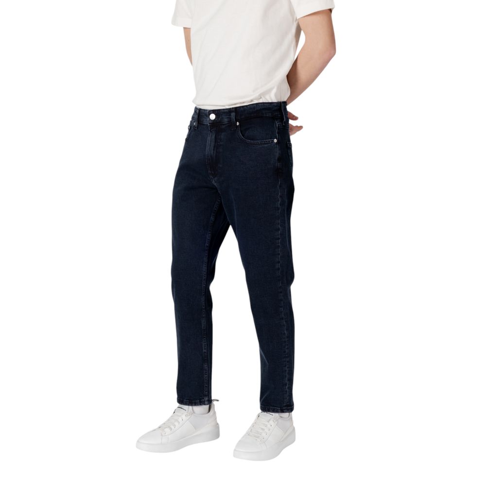 Calvin Klein Jeans Blue Cotton Relaxed Fit Jean -   -  Calvin Klein Jeans.