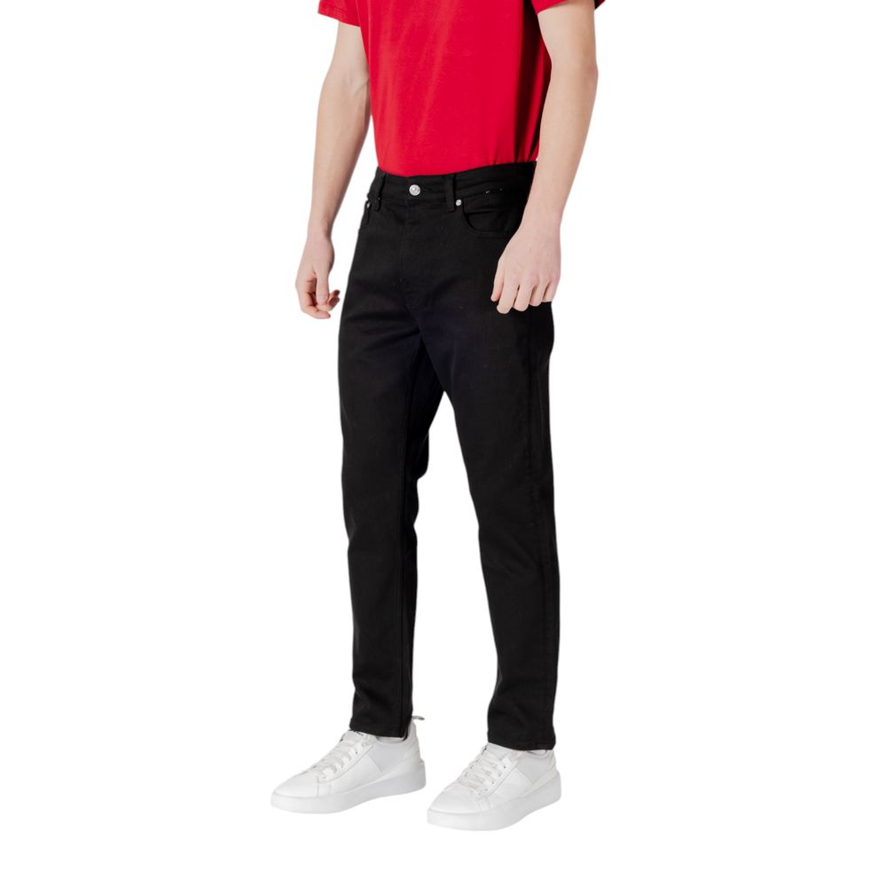 Calvin Klein Jeans Black Recycled Polyester Slim Fit Jean -   -  Calvin Klein Jeans.