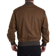 Dolce & Gabbana Brown Cashmere Jacket -   -  Dolce & Gabbana.