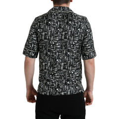 Dolce & Gabbana Black Silk T-Shirt -   -  Dolce & Gabbana.