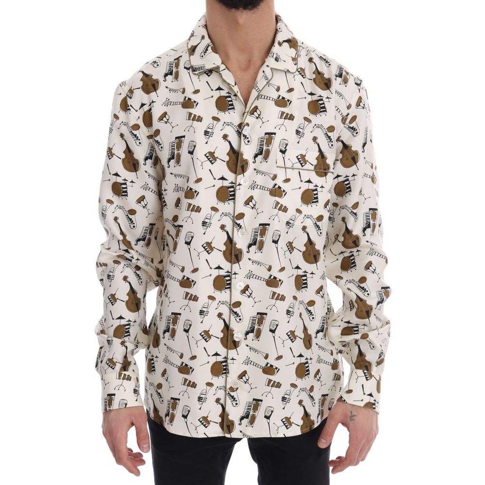 Dolce & Gabbana Multicolor Silk Shirt -   -  Dolce & Gabbana.