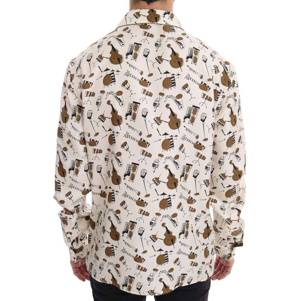 Dolce & Gabbana Multicolor Silk Shirt -   -  Dolce & Gabbana.