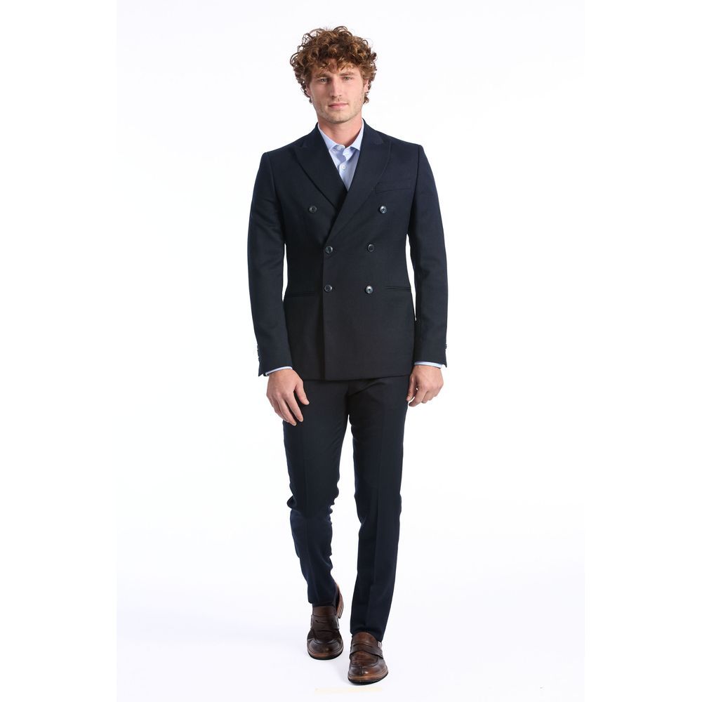 Baldinini Trend Blue Wool Suit -   -  Baldinini Trend.