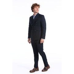 Baldinini Trend Blue Wool Suit -   -  Baldinini Trend.