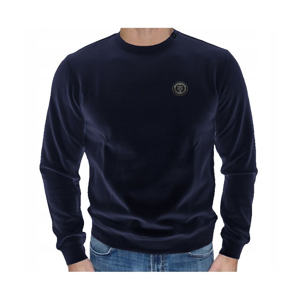 Plein Sport Blue Cotton Sweater -   -  Plein Sport.