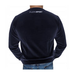 Plein Sport Blue Cotton Sweater -   -  Plein Sport.