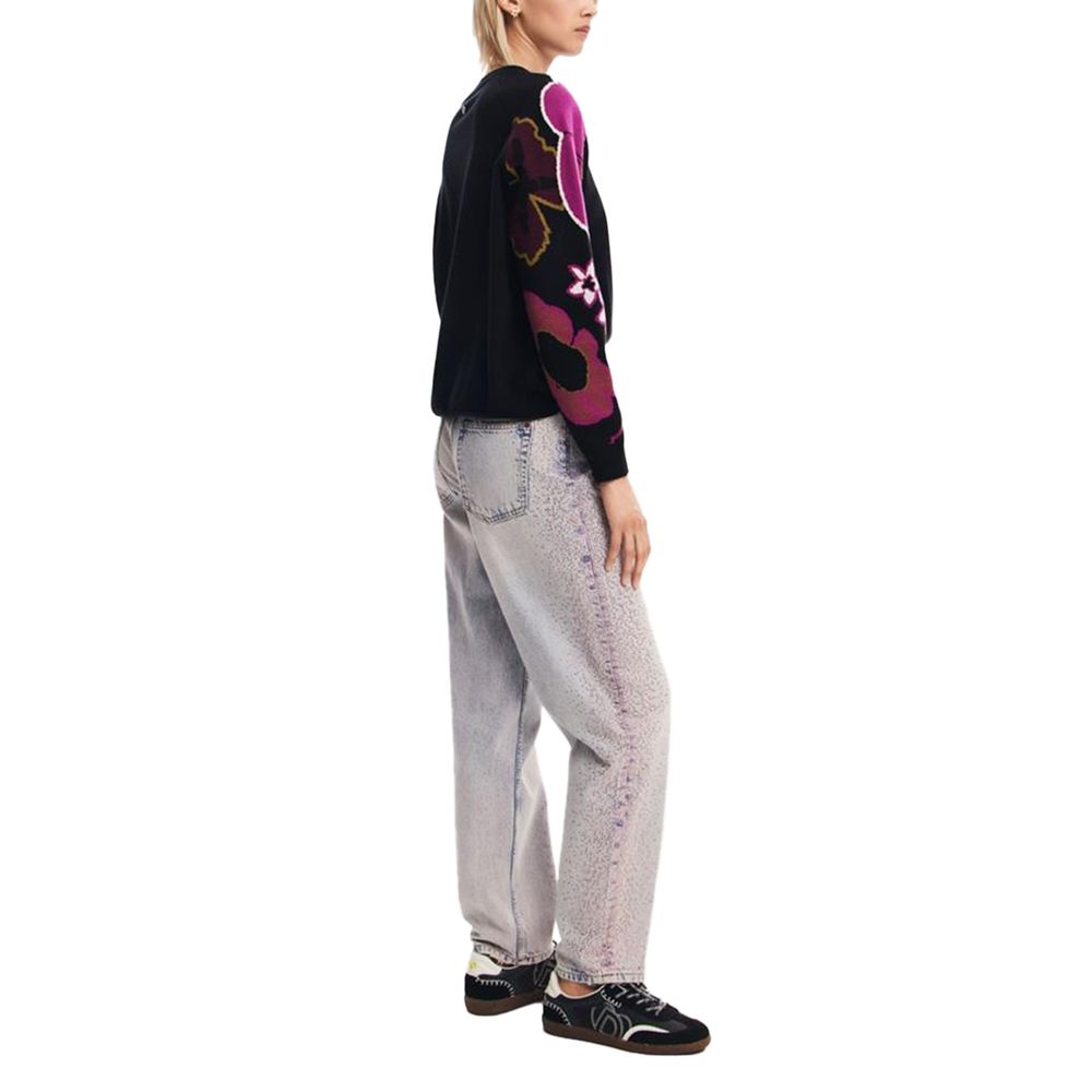 Desigual Black Polyamide Sweater -   -  Desigual.