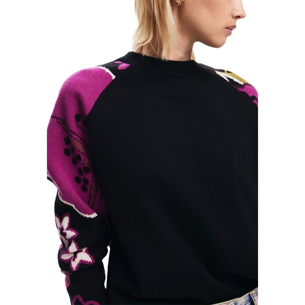 Desigual Black Polyamide Sweater -   -  Desigual.