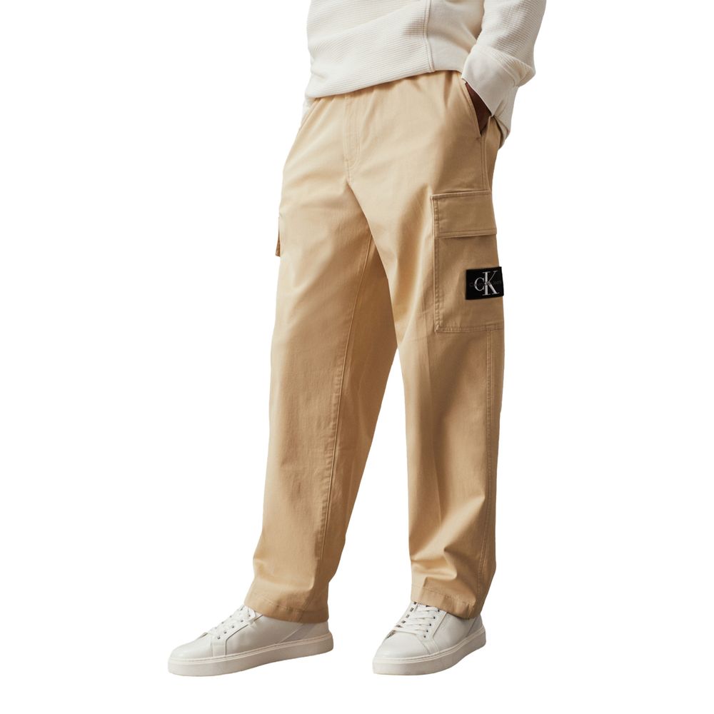 Calvin Klein Beige Cotton Jeans & Pant -   -  Calvin Klein.