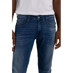Replay Blue Cotton Jeans & Pant -   -  Replay.