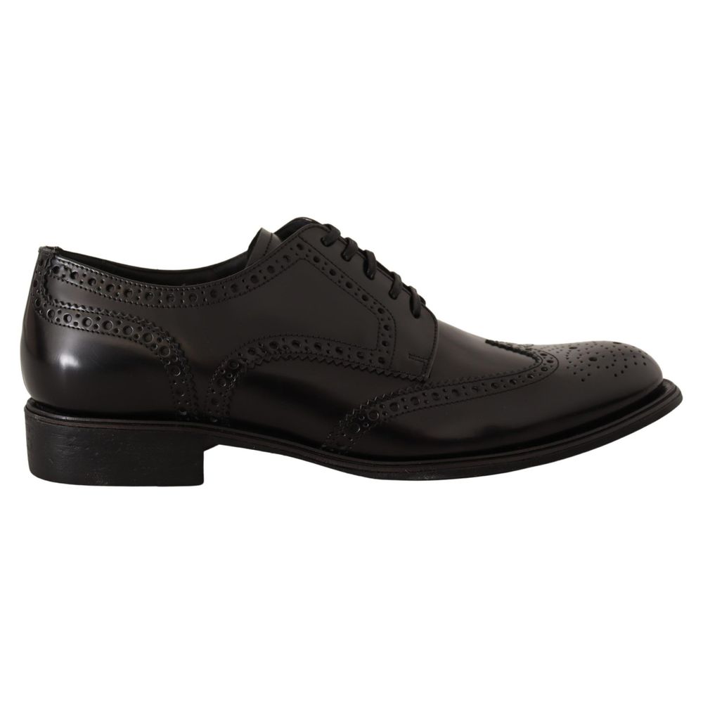 Dolce & Gabbana Black Leather Formal -   -  Dolce & Gabbana.
